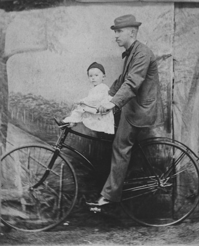 MertonAndMarjorieWellsOnBicycle.jpg